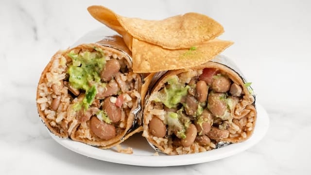 Super Vegetarian Burrito.