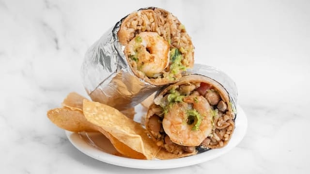 Super Prawn Burrito.
